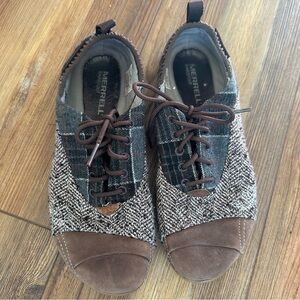 Merrell Women’s Barefoot Vibram Tweed Lace-Up Shoes